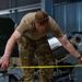 AMC Airmen palletize cargo on a KC-46 during Talisman Sabre 25