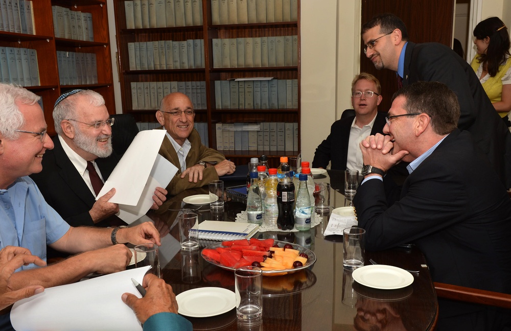 Deputy Secretary Carter meets with Israeli National Security Advisor Yaakov Amidror