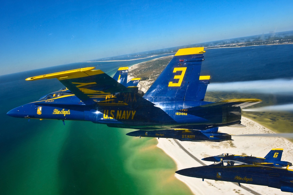 DVIDS - Images - The U.S. Navy’s Blue Angels fly in a delta formation ...