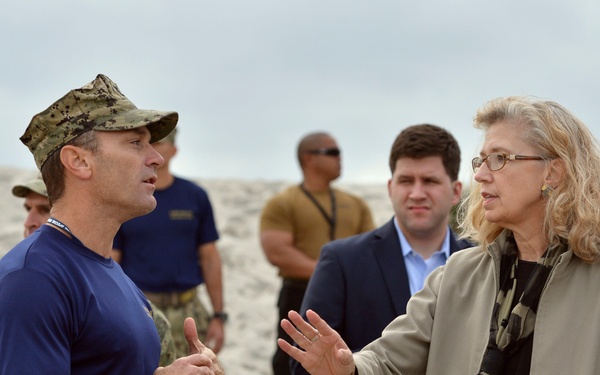 Fox Tours SEAL Beach at Navy Special Warfare Center in San Diego