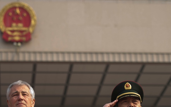 Hagel Attends Honors Ceremony in Beijing