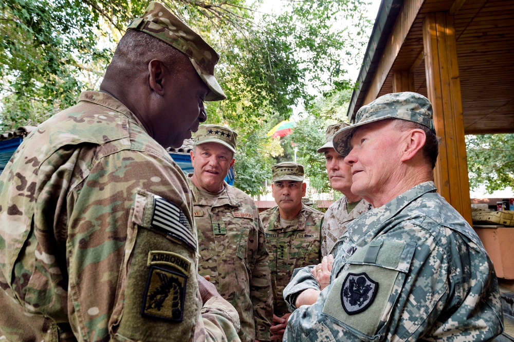 Dempsey Attends ISAF Command Change in Kabul