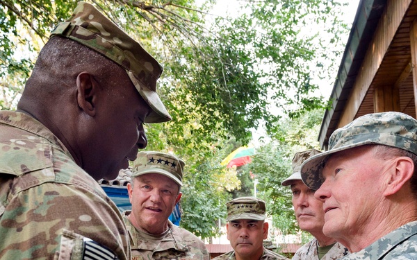 Dempsey Attends ISAF Command Change in Kabul
