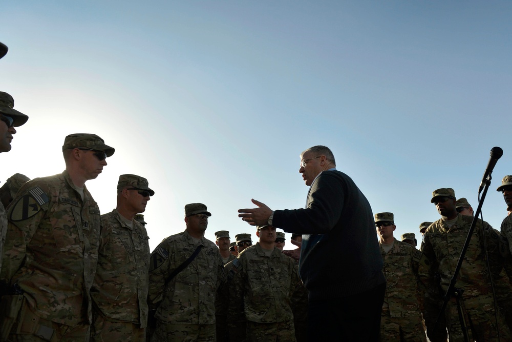 Work Thanks Troops in Afghanistan