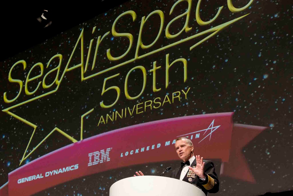 Winnefeld Speaks at Navy League Sea-Air-Space Banquet