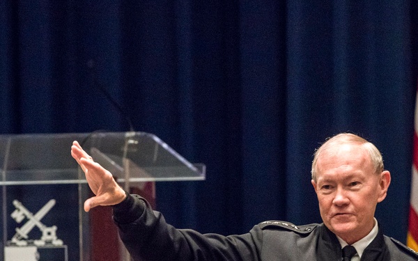 Dempsey Addresses Students, Spouses at Capstone Course on Fort McNair