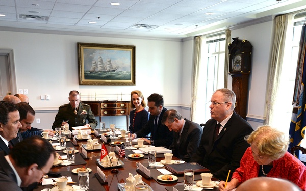 Work Meets With Tunisian Minister of Defense