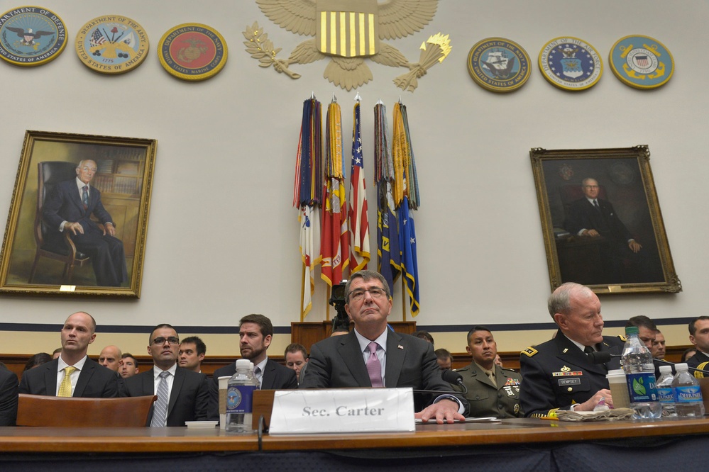 Carter, Dempsey Testify Before House Armed Services Committee