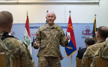 Dempsey Hosts Troop Talk in Baghdad