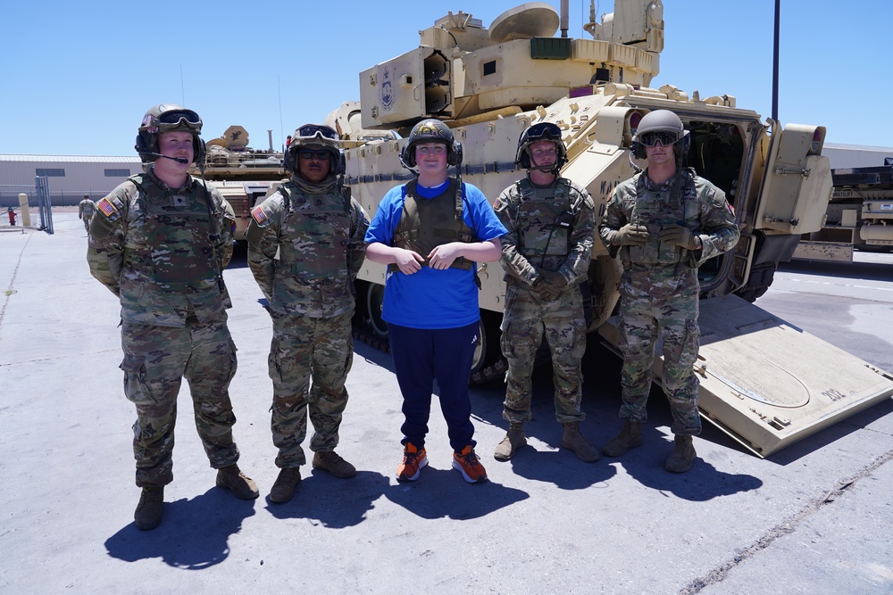 Make-A-Wish Kid Lives Tanker Dream