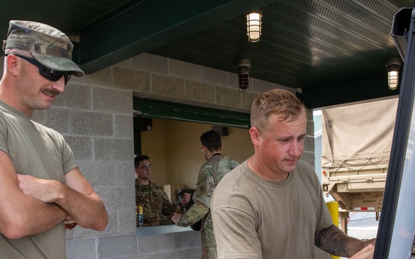 Wisconsin National Guard's 1st Battalion,147th Aviation crews conduct aerial gunnery qualification