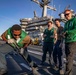 Sailors Conduct Maintenance Aboard George Washington