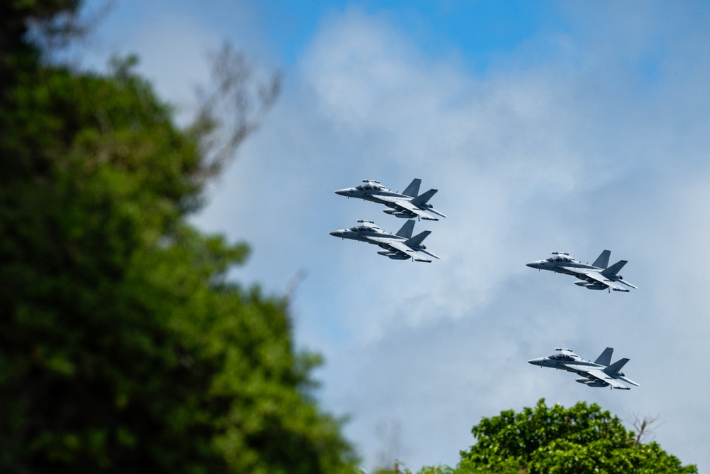 U.S. Air Force, allies conduct flybys during Guam’s 81st Liberation Day Parade