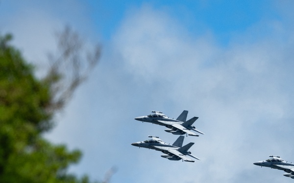 U.S. Air Force, allies conduct flybys during Guam’s 81st Liberation Day Parade