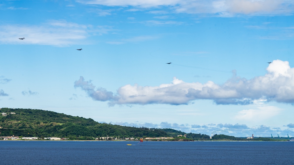 U.S. Air Force, allies conduct flybys during Guam’s 81st Liberation Day Parade
