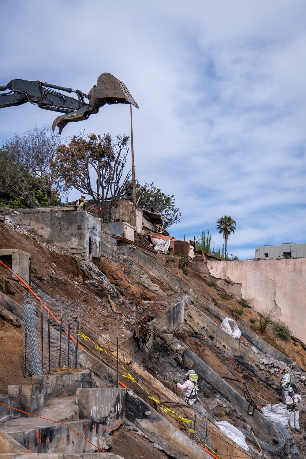 USACE supports Wildfire Debris Removal in Southern California