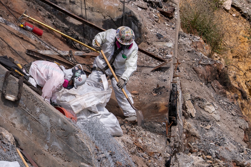USACE supports Wildfire Debris Removal in Southern California