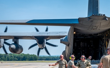 103d Provides Rapid Fighter Jet Refueling &amp; Rearming in Record Time with C-130H