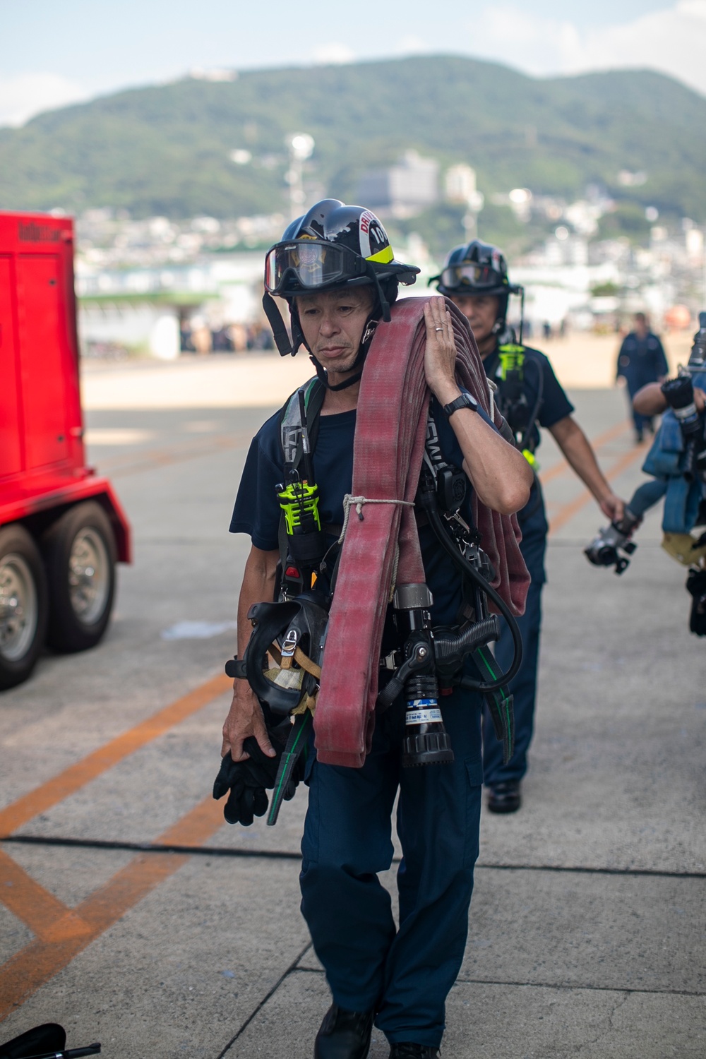 USS Tripoli Conducts an 8010 Fire Drill