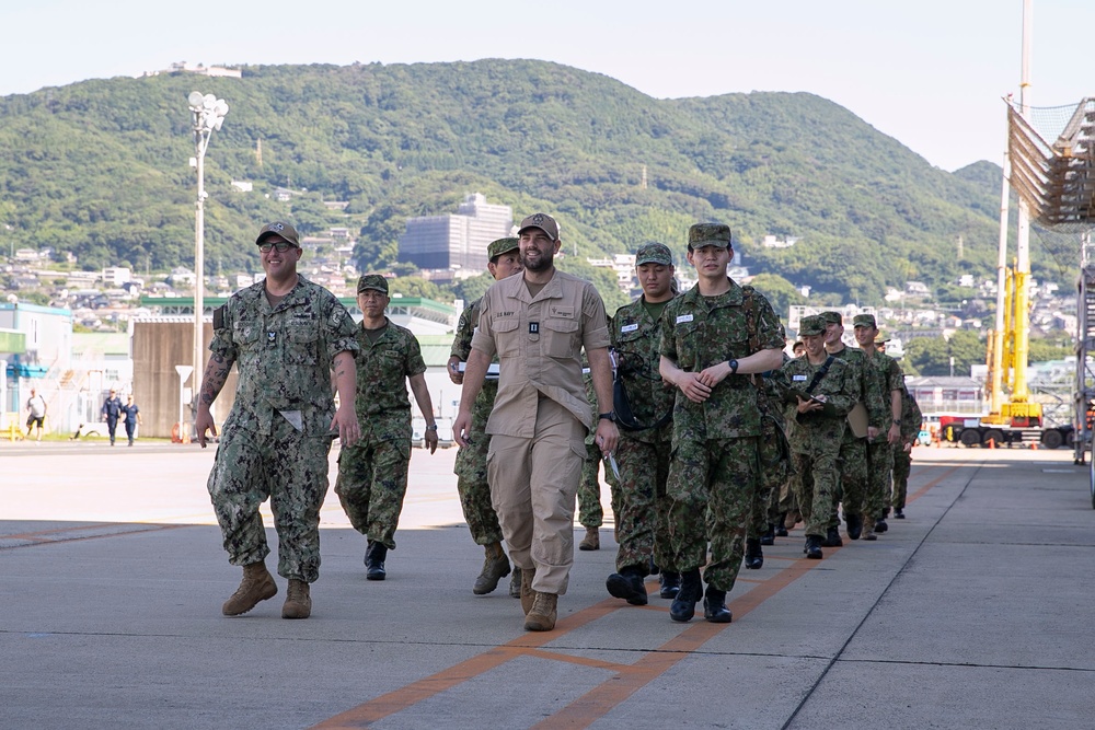 Tripoli Hosts JGSDF BEE Japanese Marines