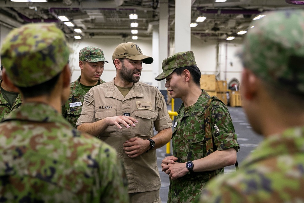 Tripoli Hosts JGSDF BEE Japanese Marines