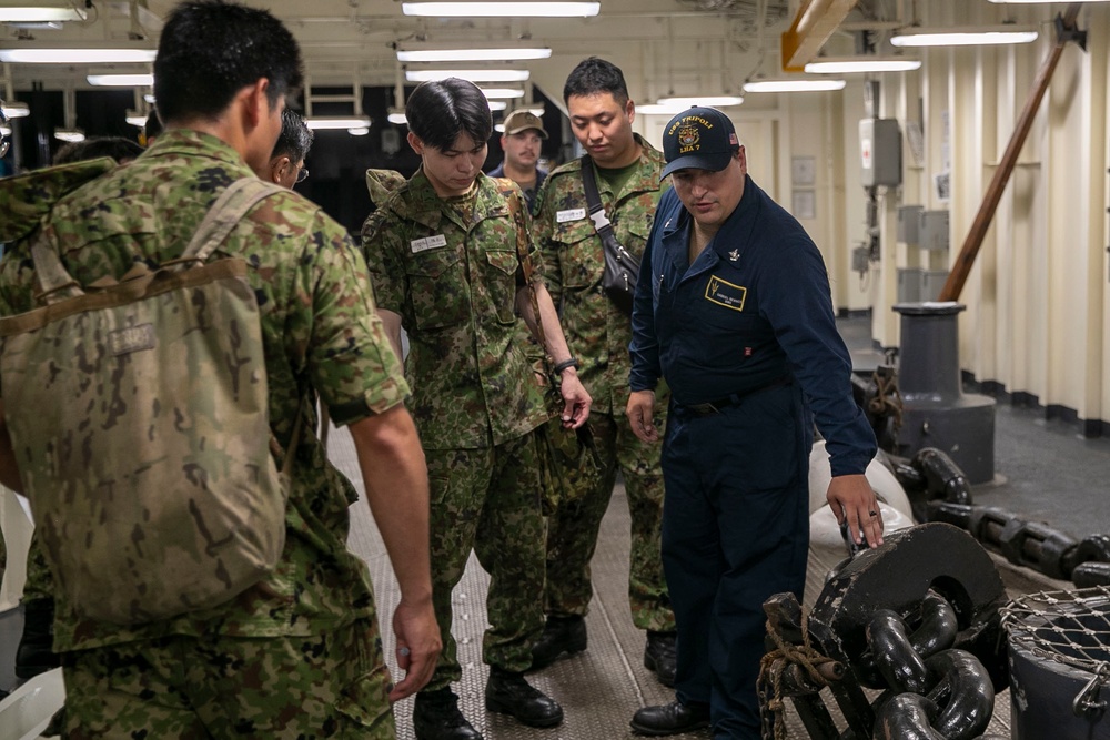 Tripoli Hosts JGSDF BEE Japanese Marines
