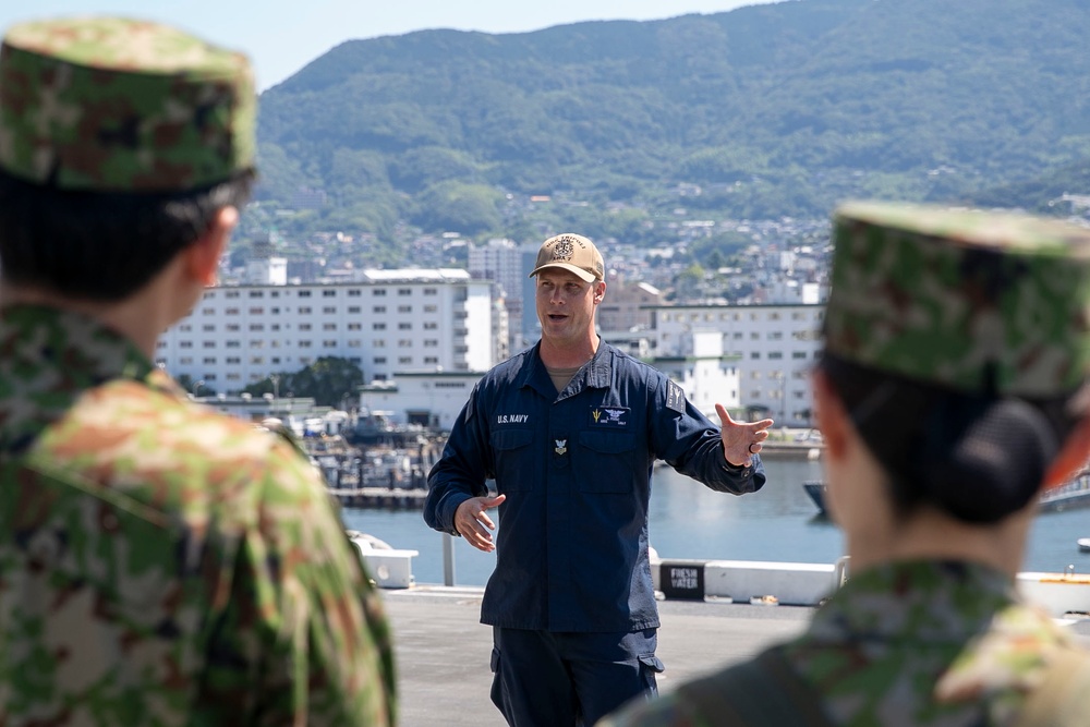 Tripoli Hosts JGSDF BEE Japanese Marines