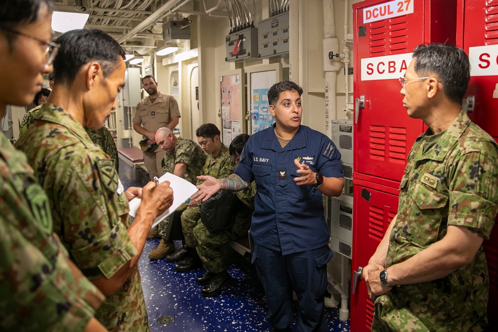 Tripoli Hosts JGSDF BEE Japanese Marines