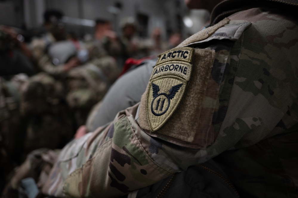 C-17 transports Allied force for static line jumps