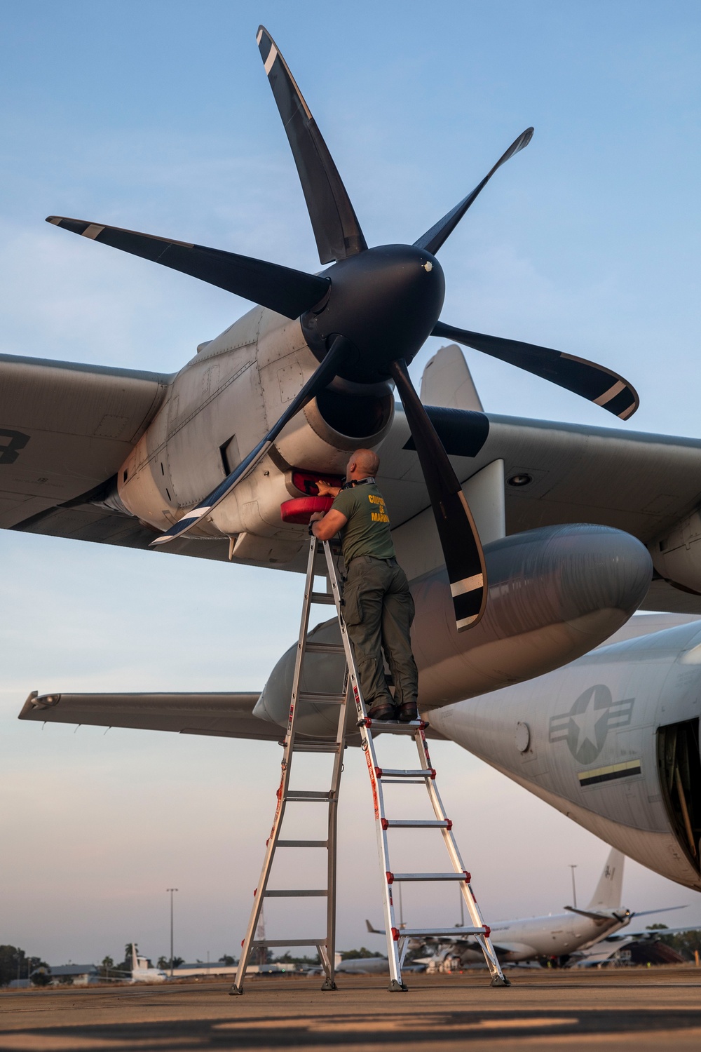 U.S. Marines conduct air drops, low-level flights