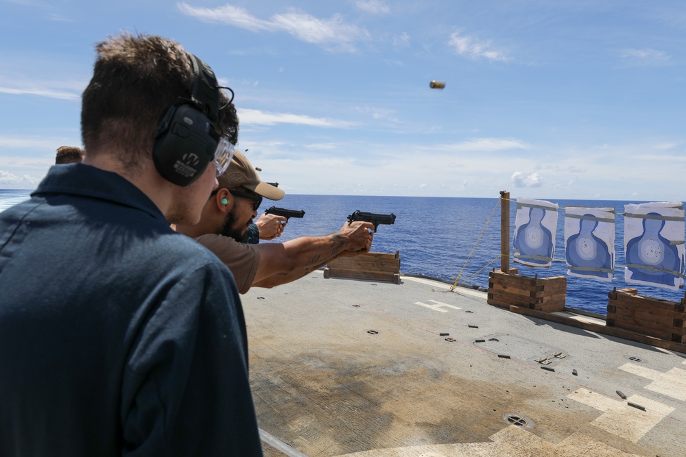 USS Princeton conducts routine operations while underway with Carrier Strike Group 1