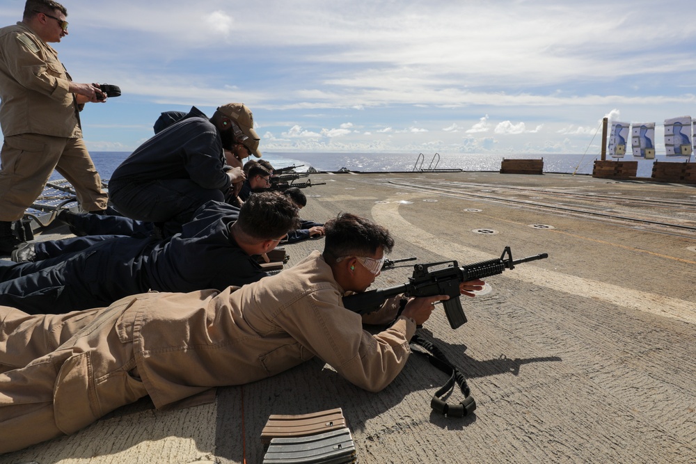 USS Princeton conducts routine operations while underway with Carrier Strike Group 1