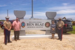 Brig. Gen. Blaz Memorial Highway Renaming Unveiled