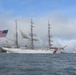 USCGC Eagle sails into San Francisco
