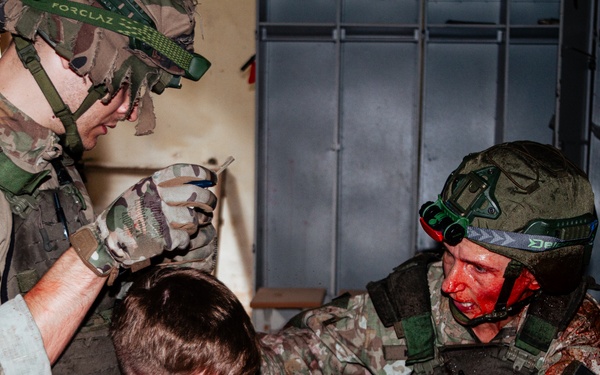 10th Special Forces Group enhance medical capabilities during a TCCC training with the Lithuanian National Guard