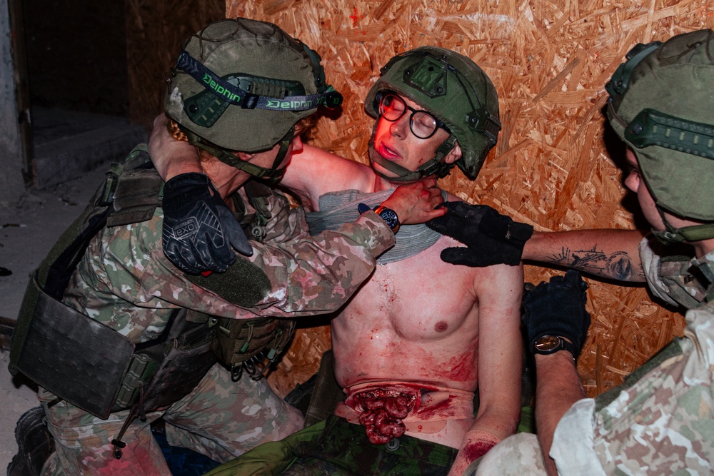 10th Special Forces Group enhance medical capabilities during a TCCC training with the Lithuanian National Guard