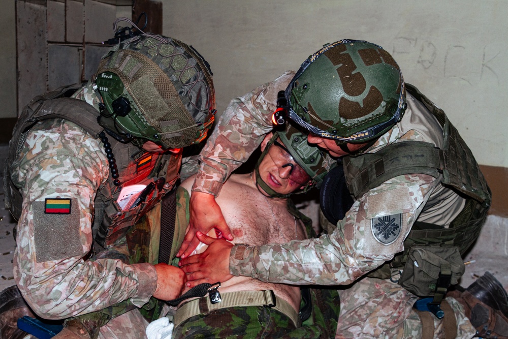 10th Special Forces Group enhance medical capabilities during a TCCC training with the Lithuanian National Guard