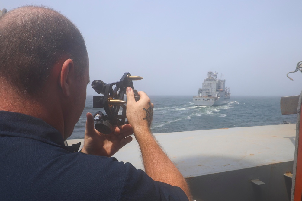 USS FORREST SHERMAN (DDG 98) CONDUCTS RAS