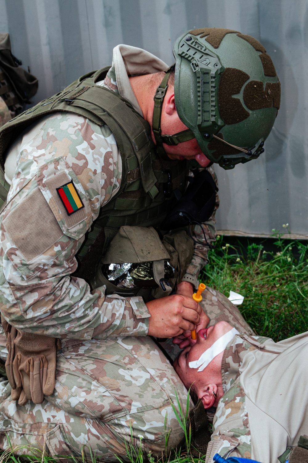 10th Special Forces Group enhance medical capabilities during a TCCC training with the Lithuanian National Guard