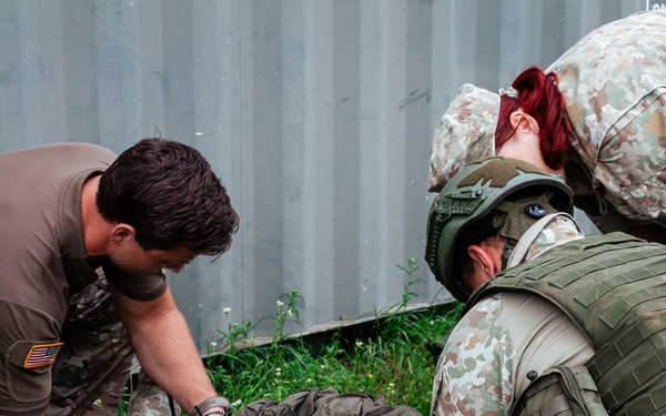 10th Special Forces Group enhance medical capabilities during a TCCC training with the Lithuanian National Guard