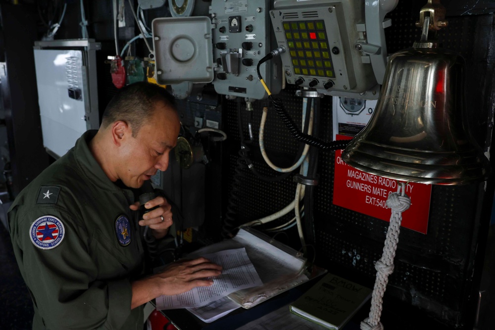 USS FORREST SHERMAN (DDG 98) CSG-11 visit.