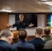 USS Gerald R. Ford (CVN 78) Chaplain Leads Religious Service