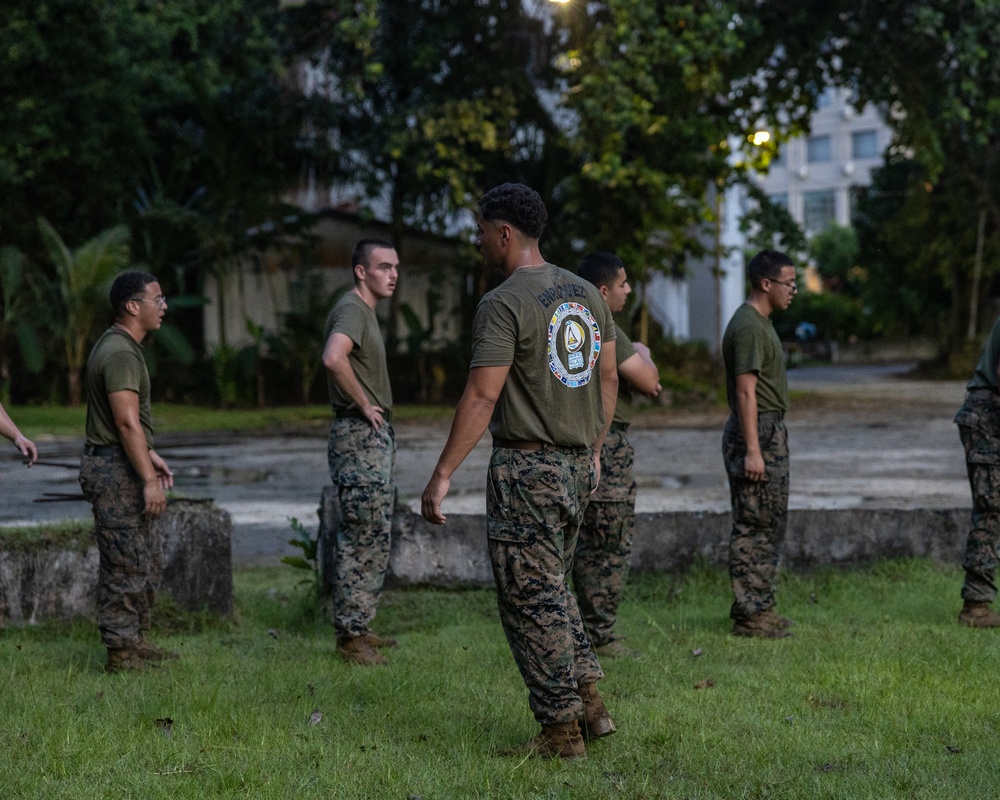 Training on Island Time: Koa Moana Marines Conduct Physical Training in Palau