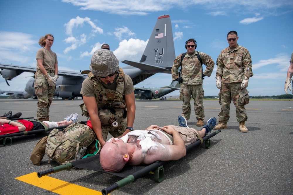 REFORPAC 2025: US, JASDF medics conduct aeromedical evacuation training