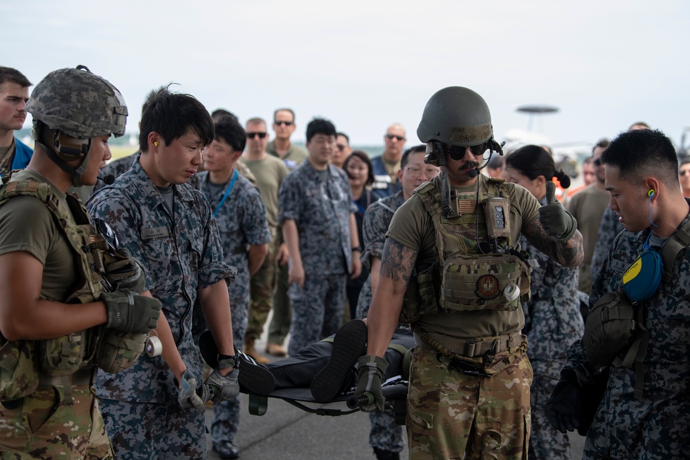 REFORPAC 2025: US, JASDF medics conduct aeromedical evacuation training