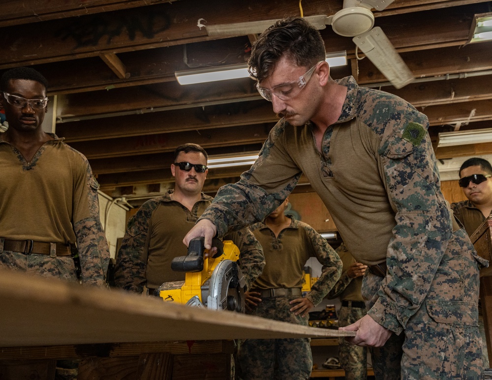 Raising the Bar: Koa Moana Marines Construct Pull Up Bar in Palau