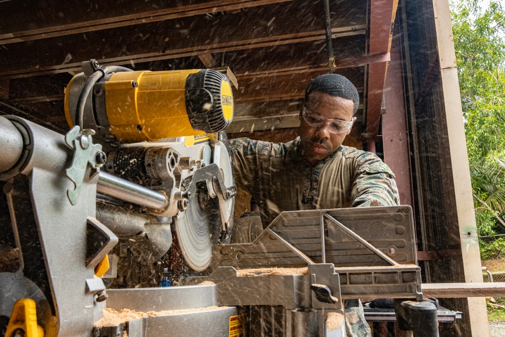 Raising the Bar: Koa Moana Marines Construct Pull Up Bar in Palau