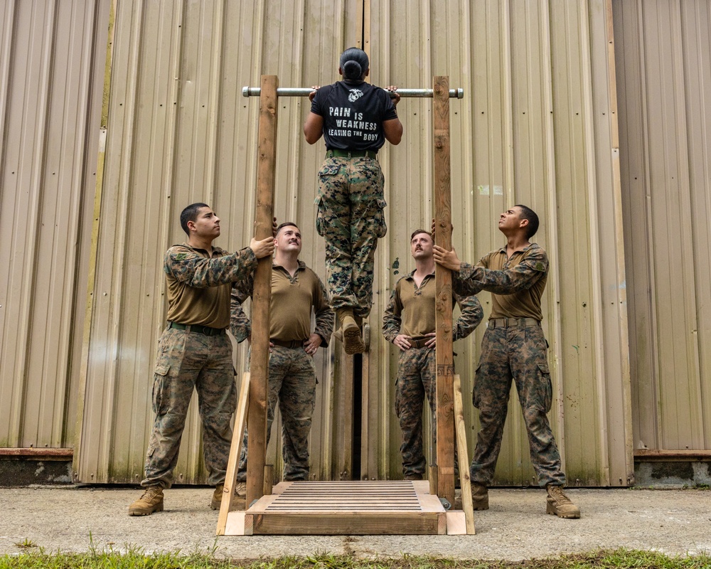 Raising the Bar: Koa Moana Marines Construct Pull Up Bar in Palau