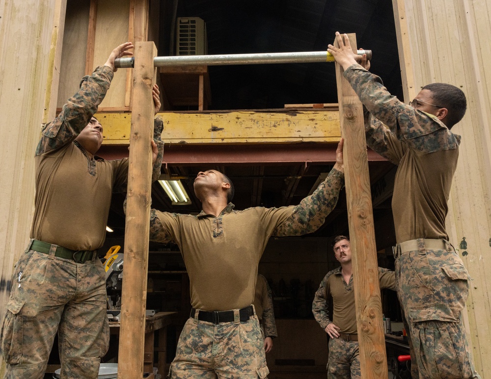 Raising the Bar: Koa Moana Marines Construct Pull Up Bar in Palau