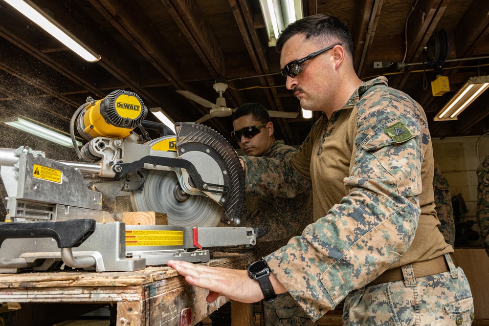 Raising the Bar: Koa Moana Marines Construct Pull Up Bar in Palau
